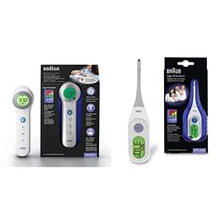 Termómetro Braun sin contacto y con contacto con Age Precision, BNT400 & Termómetro digital con Age Precision, PRT2000