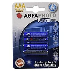 AgfaPhoto 110-802572 Micro baterias (4) LR03 Alkaline AAA