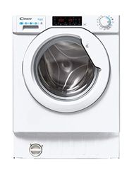 Candy Smart Inverter CBD 485TWME/1-S, Lavasecadora Integrable, 8KG + 5KG, 1400RPM, 7 Ciclos Rápidos, Mix Power System, Certificado Lana, Selección Nivel Secado, Inicio Diferido 24H, Blanco