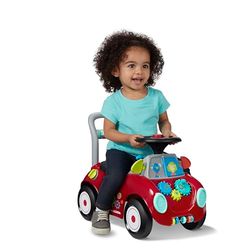 Radio Flyer Porteur Busy Buggy, Porteur Rouge à Monter Assis ou Debout, de 1 à 3 Ans