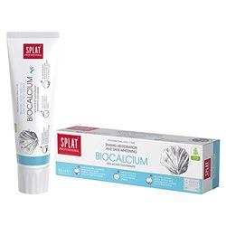 Pasta de dentes SPLAT® Biocalcium | Restauração do esmalte e branqueamento delicado, não contém SLES nem flúor, 100 ml
