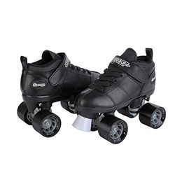 Chicago Skates män Chicago Speed 8 Quad, Derby, Rink Skate, svart, UK 6/EU 38,5