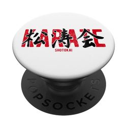 Karate Shotokai Kanji Japan Japanese Artes Marciales Vintage PopSockets PopGrip Intercambiable