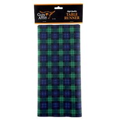 Glen Appin of Scotland Chemin de table en papier Airlaid Motif tartan Blackwatch