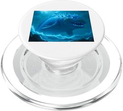 Jiao, dragón de agua tormentosa de monstruo de peces de la mitología china PopSockets PopGrip para MagSafe