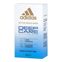 Adidas Active Skin & Mind, Deep Care Shower Bar, Docciaschiuma Solido Donna, 100 ml