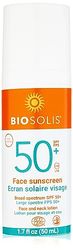 Biosolis Face solskärm och halslotion SPF 50 för unisex 1,7 oz solskärm