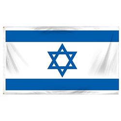 SHATCHI national de 1,5 x 0,9 m pour événements sportifs, pub, barbecue, décorations pour rugby, cricket, sports de football 2023, Drapeau juif, 5x3'