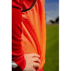 POWERSHOT Chasuble de Sport - Couleurs au Choix - Taille Adulte M-L/Enfant XS-S/et Grande Taille XL-XXL ! Résistant (Bleu, XL/XXL (Lot de 5))