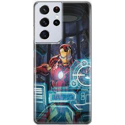 ERT GROUP mobile phone case for Samsung S21 ULTRA original and officially Licensed Marvel pattern Iron Man 034 optimally adapted to the shape of the mobile phone, case made of TPU