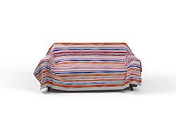 Italian Bed Linen MT-FA-strisce – 2P Fantasy Drap tissu d'ameublement,270x260cm, Microfibre, 270x260 cm