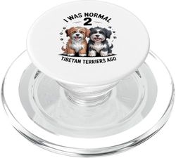 Cita De Perros Amantes De Perros Terrier Tibetano PopSockets PopGrip para MagSafe