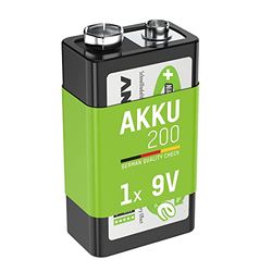 Ansmann maxE Pilha recarregável NiMH 9 V 200 mAh (embalagem de 1)