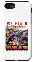 Stati Uniti d'America - Arizona - Grand Canyon Adventures - Vintage Eagle Custodia per iPhone SE (2020) / 7 / 8