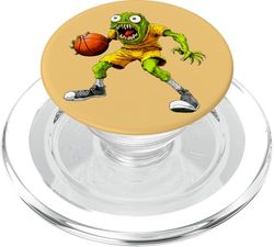Monster - Baloncesto, diseño de monstruo PopSockets PopGrip para MagSafe