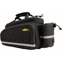 Topeak MTX 2.0 TrunkBag DX - Borsa da bicicletta, impermeabile, compatibile con tutti i rack MTX QuickTrack 2.0, colore: nero