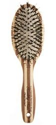 Olivia Garden Healthy Hair Brosse Plate Combo en Bambou, Poils 100% Sanglier et Nylon, Medium, P6