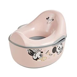 keeeper Orinal deluxe 4 en 1 Minnie, Orinal, Reductor, Taburete y Dispensador de toallitas, De 18 meses a 4 años aprox, Kasimir, Rosa