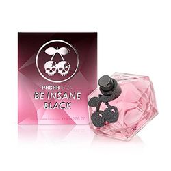 Pacha Ibiza Perfumes - Be Insane Black, Eau de Toilette per Donne, Fragranza Floreale e Fruttata con Arancia Rossa, Pera, Ananas, Orchidea Nera e Patchouli - 80 ml