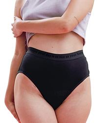 The Female Company Period Panty Menstruatieslip Hoge taille - Ondergoed Menstruatie van Biologisch Katoen - Absorberende Ongesteldheidsondergoed voor Vrouwen & Meisjes