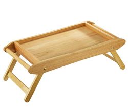 Zassenhaus 50554 bed-/serveertafel, 69 x 35 cm, licht rubberhout