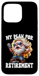 Funny Retirement Plan For Singers Rock Gnome For Rockin Dad Custodia per iPhone 15 Pro Max