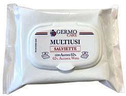 Germo 36658 Lingettes multi-usages pour mains, Flowpack de 20