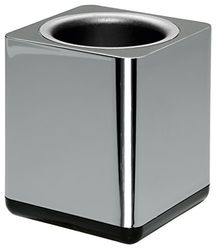 HAN i-Line CHROME, 27653-88, pennenkoker, elegante, hoogglanzende, stijlvolle pennenhouder, voor het moderne bureau, kantoororganisatie, chroom