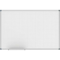 MAUL Lavagna a griglia MAULstandard, bianca, griglia 20 x 20 mm, larghezza 900 x 600 mm