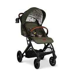 Cosatto Woosh terrängvagn, födelse-25 kg, multiterrängfjädring, kompakt fristående vikning, UPD100+ huva, gratis regnskydd (byrål)