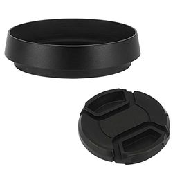Haoge LH-LQ - Paraluce in metallo con cappuccio per fotocamera Leica Q Q2 Q-P QP Typ 116 Typ116, colore: Nero