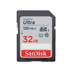 SanDisk Ultra Memory Card up to 120MB/sec Class 10 UHS-I V10