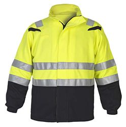 Hydrowear 043638YB Macedonie Multi Bodywear FR AST Fleece Jacket, S, Geel/Zwart