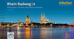 Rhein-Radweg / Rhein-Radweg Teil 4: Teil 4: Niederrhein · Von Köln nach Hoek van Holland, 447 km, 1:75.000, GPS-Tracks Download, LiveUpdate