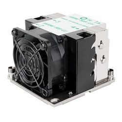 SilverStone Technology XE02-3647S, Refroidisseur de CPU pour serveur/poste de travail à facteur de forme réduit 2U pour sockets Intel LGA 3647 Square, SST-XE02-3647SB (Noir+Noir)