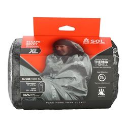 SOL Escape Bivvy XL con cappuccio - Arancione