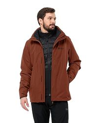 Jack Wolfskin Luntal 3 i 1 jacka, rosa, L herr, rosa, L