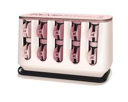 Remington Bigoudis Cheveux [Boucles Sérées et Larges] PROluxe (Coffret 20 rouleaux antidérapants 25+32mm,Céamique,Technologie Intelligente OPTIHeat,chaleur constante ciblée) Bigoudis chauffants H9100