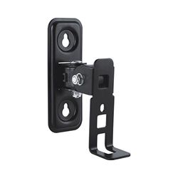 PureMounts PM-SOM-01 Staffa per altoparlanti (1/4 "o Play1), inclinabile: da -50 ° a + 90 °, orientabile: da -60 ° a + 60 °, distanza dalla parete: 86,5 mm, carico massimo: 2,0 kg , nero