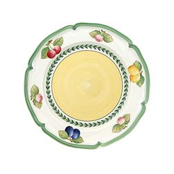 Villeroy & Boch Fransk trädgård Fleurence mattallrik, 26 cm, premiumporslin, vit/färgad