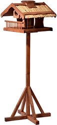 Luxus-Vogelhaus 49009 FSC avec Support Massif, Nichoirs à Oiseaux Sauvages de Taille XXL, 54 x 53 x 157,5 cm