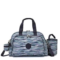 Kipling CAMAMA, Baby Bag with Changing Mat, 43.5 cm, 22 L, Brush Stripes