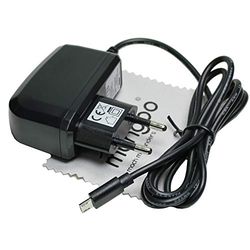 mungoo mach mal anders ... Cargador para Agptek A02, A26, G05, M16SB, U3, Reproductor de MP3 Micro USB, 2 A, OTB, con paño de Limpieza de Pantalla