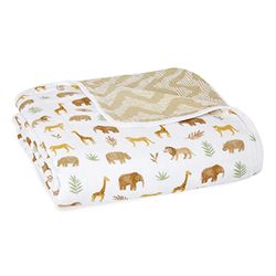 aden + anais Essentials drömfilt i muslin, babyfiltar för flickor och pojkar, perfekt, lätt, för nyfödda barnkammare, spjälsängen, gåva, Tanzania