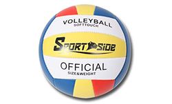 SPORTSIDE - Pallone da volley di qualità A+ - Gioco di pallone - Pallone da volley - Allenamento - 046591 - Multicolore - Plastica - 21 cm - Articolo sportivo.
