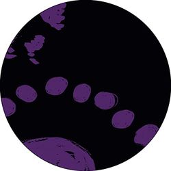 Bonateks, Round Digital Printed Mouse Pad, Non-Slip Base, for Office and Home, Diameter:22cm