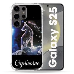 Cokitec Cover rinforzata per Samsung Galaxy S25 con segno zodiacale 2 Capricorno