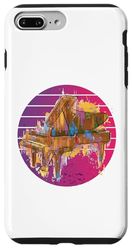 Carcasa para iPhone 7 Plus/8 Plus Diseño de estilo colorido de piano, color de regalos