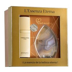 Atashi | L'Essenza Eterna | Siero anti-età con Bakuchiol + Agata Guasha | Antirughe, Antiossidante, Protettore dalla Luce Blu | Idratante, Nutriente | Retinolo Vegano | Massaggiatore viso | 30 ml