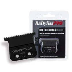 BaBylissPRO Repuesto T-Blade Deep Tooth - FX707B2 grafito para hombre, 1 hoja